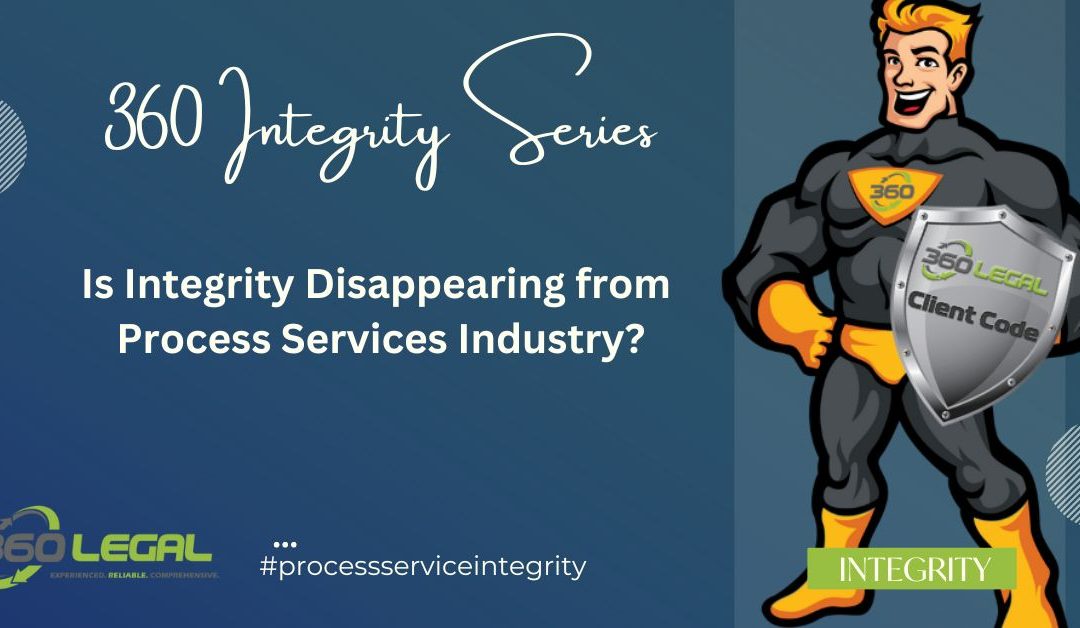 Is Integrity Disappearing from Legal Services Landscape?