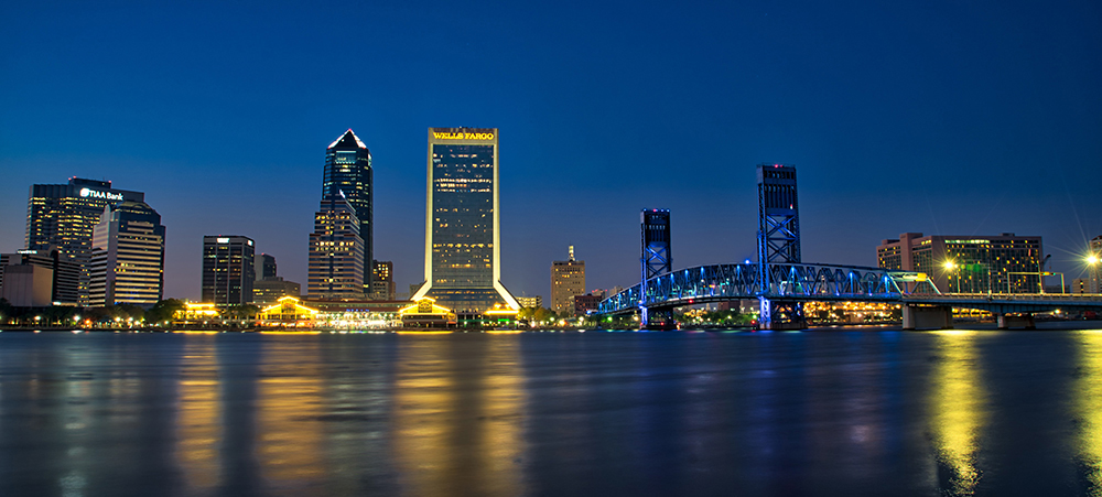 Jacksonville City Skyline