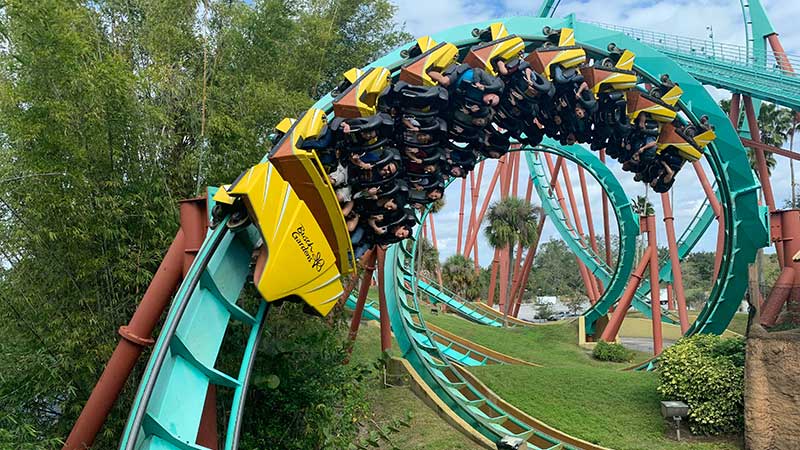 Bush Gardens Roller Coaster