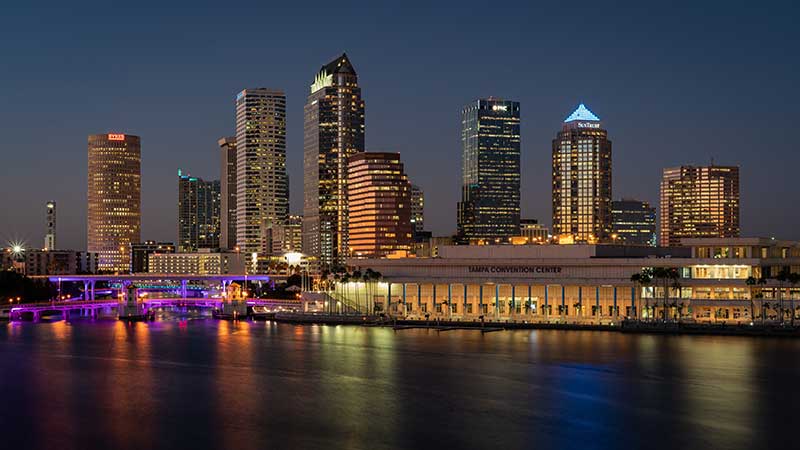 Tampa City Skyline